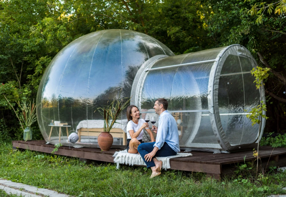 outdoor clear bubble tent